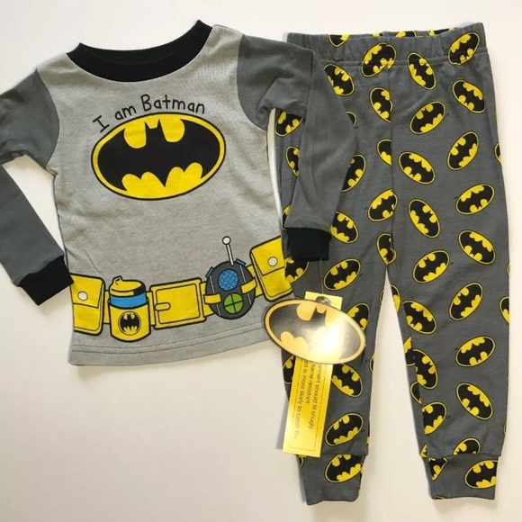 DC Comics Baby Boys Batman Footed Sleeper Pajama 24 Months